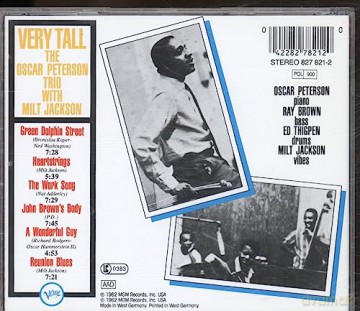 Oscar Peterson: Very Tall [CD]