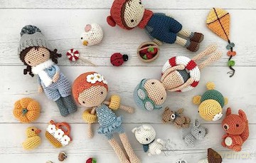 Lulus Crochet Dolls - Lulu Compotine [KSIĄŻKA]