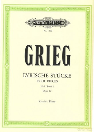 Lyric Pieces For Piano Book 1 Op 12 - Edvard Grieg [KSIĄŻKA]