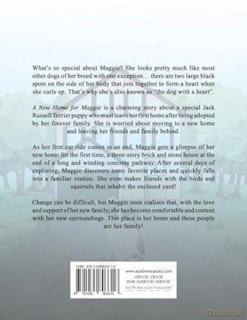 Maggie, the Dog with a Heart: The Adventures of a Jack Russell Terrier, Book 2: A New Home for Maggie - Catherin Fitzgerald [KSIĄŻKA]