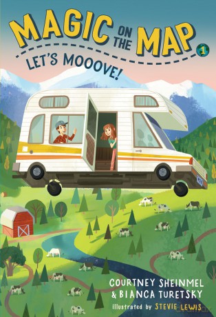 Magic On The Map 1 Lets Mooove - Courtney Sheinmel [KSIĄŻKA]