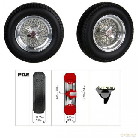 Bbr Aluminium Wire Wheels W3 Wings [ZABAWKA]