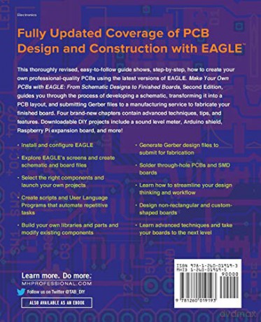 Make Your Own PCBs with EAGLE: From Schematic Designs to Finished Boards (ELECTRONICS) - Monk [KSIĄŻKA]