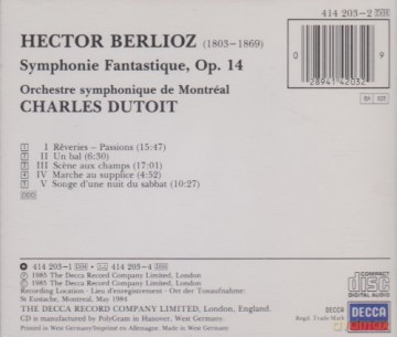 Osm Dut: Berl:Symph. Fantastique [CD]