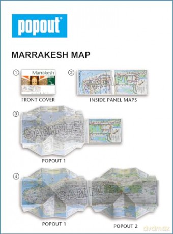 Marrakesh Popout Map [KSIĄŻKA]