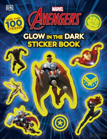 Marvel Avengers Glow in the Dark Sticker Book: With More Than 100 Stickers (DK Bilingual Visual Dictionary) - Dk [KSIĄŻKA]