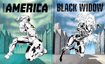 Marvel Captain America 5in1 Colouring [KSIĄŻKA]