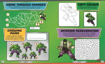 Marvel Hulk Activity Sticker Book [KSIĄŻKA]