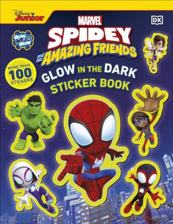 Marvel Spidey and His Amazing Friends Glow in the Dark Sticker Book: With More Than 100 Stickers - Dk [KSIĄŻKA]