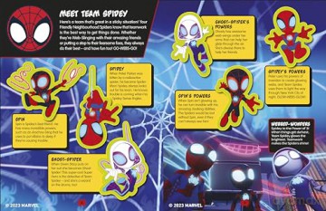 Marvel Spidey and His Amazing Friends Glow in the Dark Sticker Book: With More Than 100 Stickers - Dk [KSIĄŻKA]