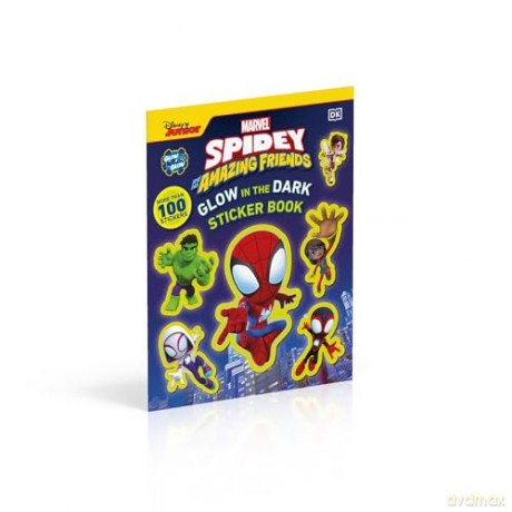 Marvel Spidey and His Amazing Friends Glow in the Dark Sticker Book: With More Than 100 Stickers - Dk [KSIĄŻKA]