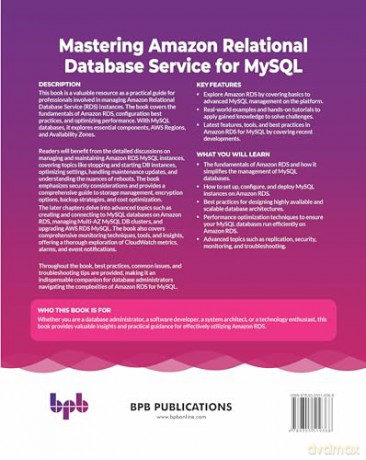 Mastering Amazon Relational Database Service for MySQL: Building and configuring MySQL instances (English Edition) - Jeyaram Ayyalusamy [KSIĄŻKA]