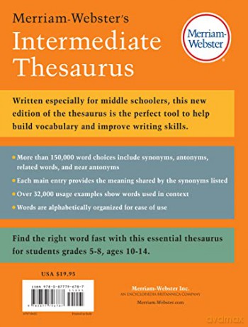 Merriam-Webster's Intermediate Thesaurus 2023 - Merriam-Webster, [KSIĄŻKA]