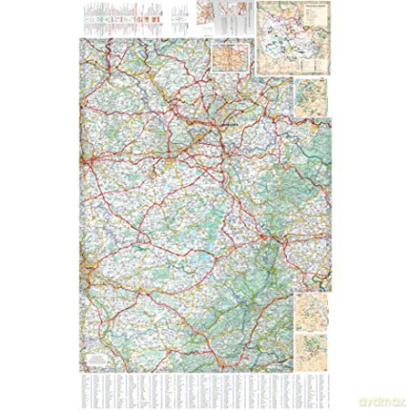 Meuse Meurthe Et Moselle/Map 307 - Michelin [KSIĄŻKA]