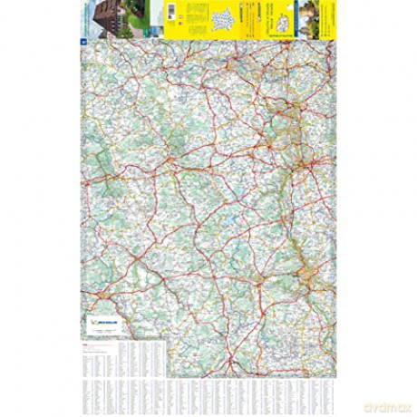 Meuse Meurthe Et Moselle/Map 307 - Michelin [KSIĄŻKA]
