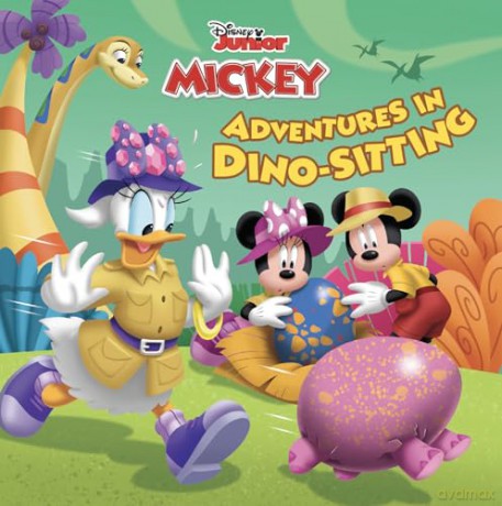 Mickey Mouse Funhouse: Adventures in Dino-Sitting (Disney Junior: Mickey Mouse Funhouse) - Disney Books [KSIĄŻKA]