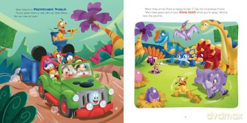 Mickey Mouse Funhouse: Adventures in Dino-Sitting (Disney Junior: Mickey Mouse Funhouse) - Disney Books [KSIĄŻKA]