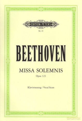 Missa Solemnis In D Op 123 Vocal Score - Ludwig Va Beethoven [KSIĄŻKA]