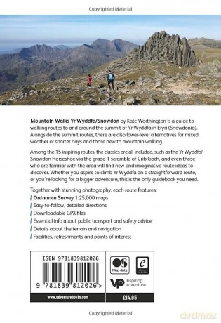 Mountain Walks Yr Wyddfa/Snowdon - Kate Worthington [KSIĄŻKA]