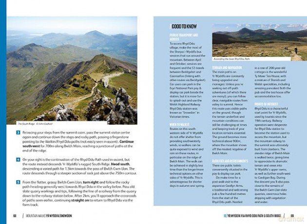 Mountain Walks Yr Wyddfa/Snowdon - Kate Worthington [KSIĄŻKA]