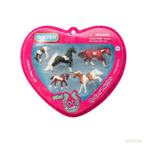 Breyer Mini Koniki W Serduszku 5 Szt. [FIGURKA]