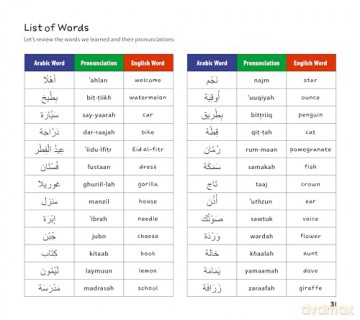 My First Book Arabic Words - Aya Khalil [KSIĄŻKA]