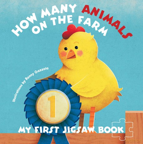My First Jigsaw Book How Many Animals - Ronny Gazzola [KSIĄŻKA]