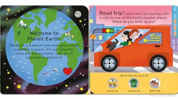 My First Journey Around Planet Earth - Campbell Books [KSIĄŻKA]