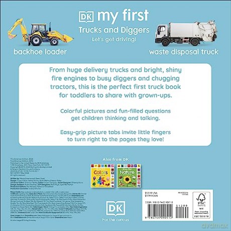 My First Trucks and Diggers: Let's Get Driving! (My First Board Books) - Dk [KSIĄŻKA]