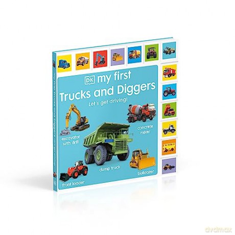 My First Trucks and Diggers: Let's Get Driving! (My First Board Books) - Dk [KSIĄŻKA]