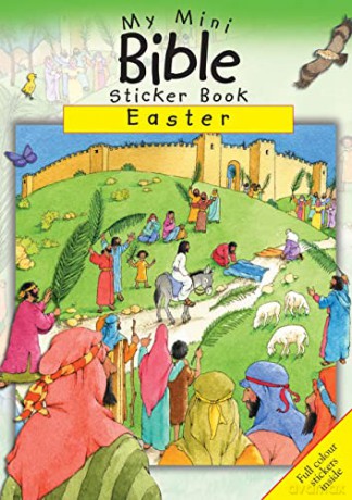 My Mini Bible Sticker Book Easter - Wright Sally Ann [KSIĄŻKA]