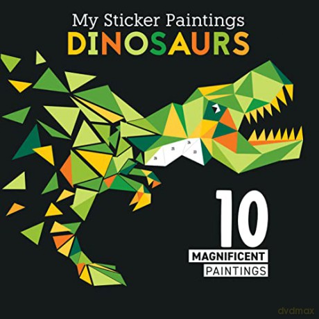 My Sticker Paintings Dinosaurs - Clorophyl Editions [KSIĄŻKA]