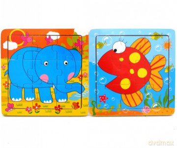 Brimarex Puzzle Drew. Zwierzątka Małe [PUZZLE]