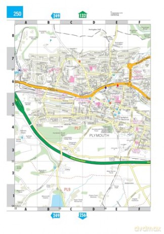 Navigator Street Atlas Devon - Philips Maps [KSIĄŻKA]