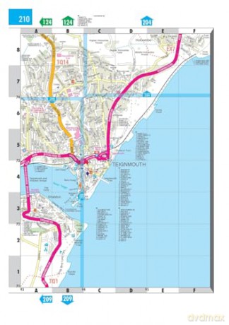 Navigator Street Atlas Devon - Philips Maps [KSIĄŻKA]