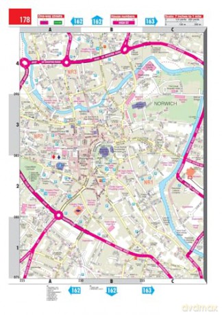Navigator Street Atlas Norfolk - Philips Maps [KSIĄŻKA]
