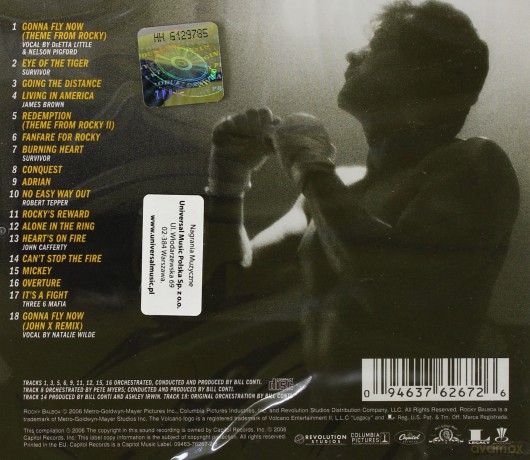 Rocky Balboa Compilation Film Music. The Best Of Rocky soundtrack [CD]