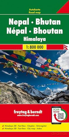 Nepal Bhutan Automap 1800000 [KSIĄŻKA]
