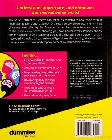 Neurodiversity For Dummies - John Et Al Marble [KSIĄŻKA]