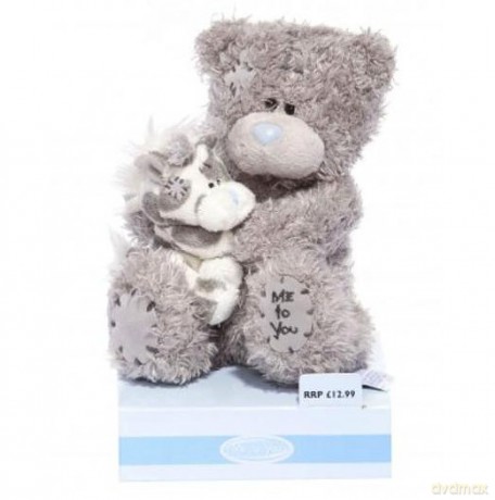 C.Blanche Niebieski Nosek Miś 6" Żyrafa [ZABAWKA]