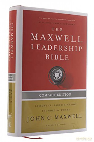 NKJV, Maxwell Leadership Bible, Third Edition, Compact, Leathersoft, Black, Comfort Print: Holy Bible, New King James Version [KSIĄŻKA]