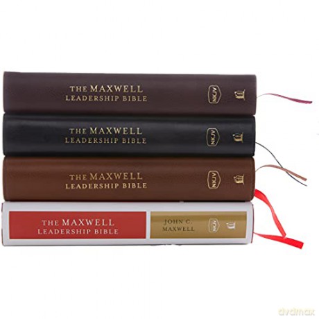 NKJV, Maxwell Leadership Bible, Third Edition, Premium Cowhide Leather, Brown, Comfort Print: Holy Bible, New King James Version [KSIĄŻKA]