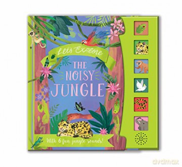 Noisy Jungle 6 Button Sound Book - Laura Garner [KSIĄŻKA]