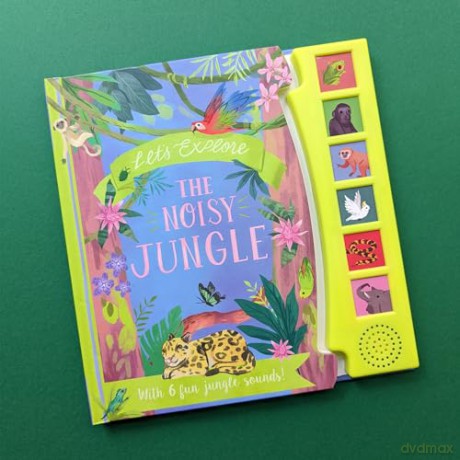 Noisy Jungle 6 Button Sound Book - Laura Garner [KSIĄŻKA]