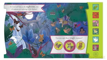 Noisy Jungle 6 Button Sound Book - Laura Garner [KSIĄŻKA]