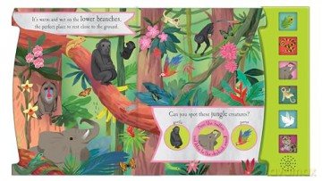 Noisy Jungle 6 Button Sound Book - Laura Garner [KSIĄŻKA]