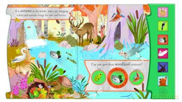 Noisy Woods 6 Button Sound Book - Laura Garner [KSIĄŻKA]