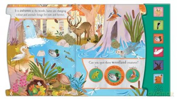 Noisy Woods 6 Button Sound Book - Laura Garner [KSIĄŻKA]