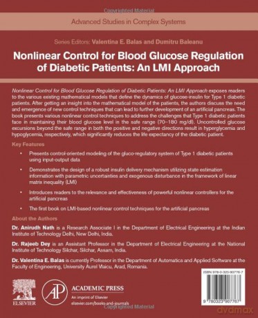 Nonlinear Control for Blood Glucose Regulation of Diabetic Patients: An LMI Approach (Advanced Studies in Complex Systems) - Anirudh Nath [KSIĄŻKA]
