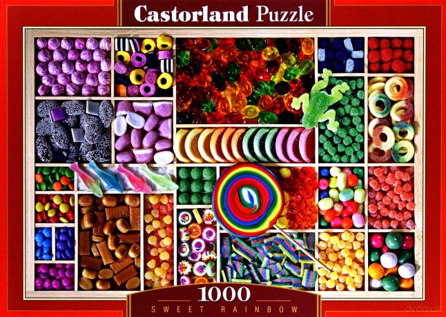 Castor 1000 El. Słodka Tęcza 102723 [PUZZLE]
